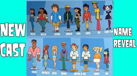 TP Reboot Total Drama Island / Characters .